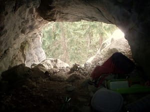 Pohľad z jaskyne... 