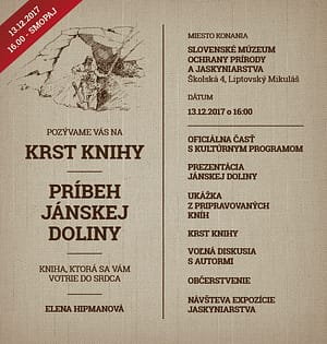 Read more about the article Krst knihy Eleny Hipmanovej – Príbeh Jánskej doliny