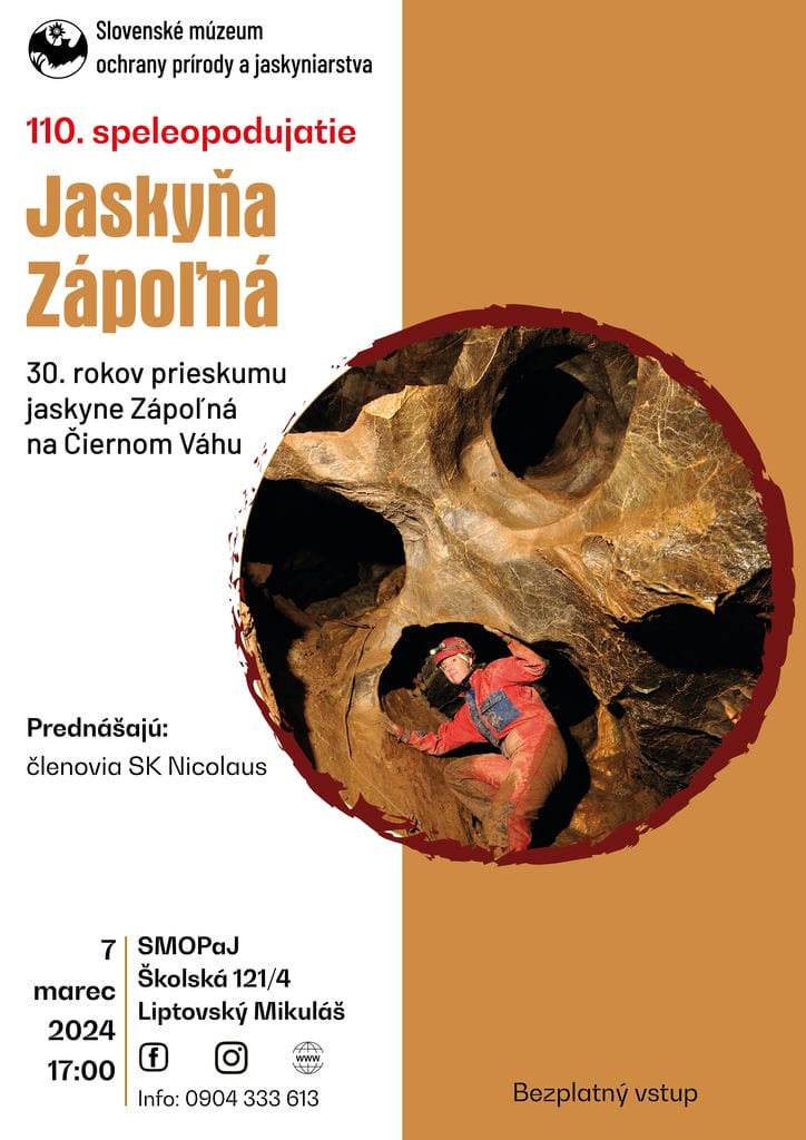 Read more about the article 110. Speleopodujatie – Jaskyňa Zápoľná